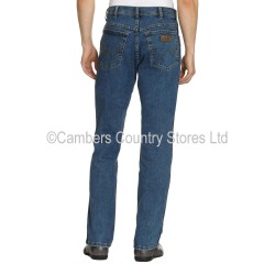 Wrangler Mens Jeans Texas Vintage Stonewash Blue